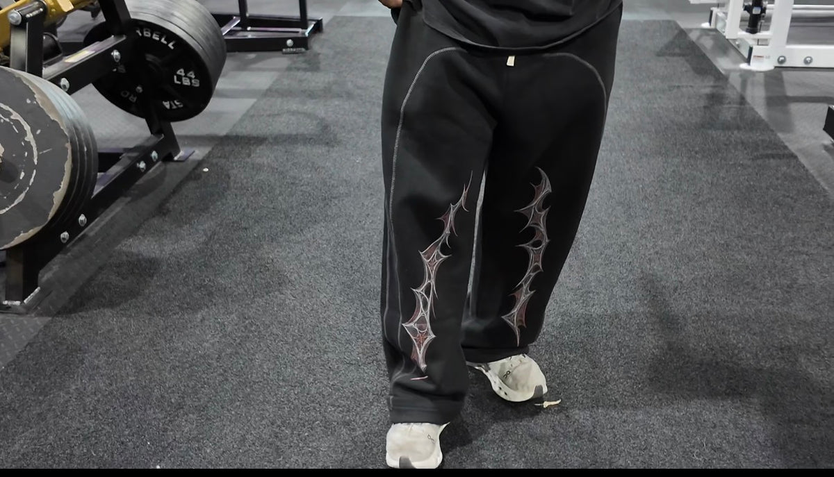 ARACHNID Contrast-Stitched Sweats